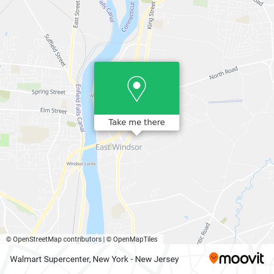 Walmart Supercenter map