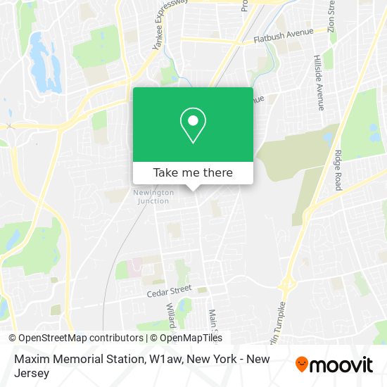 Mapa de Maxim Memorial Station, W1aw