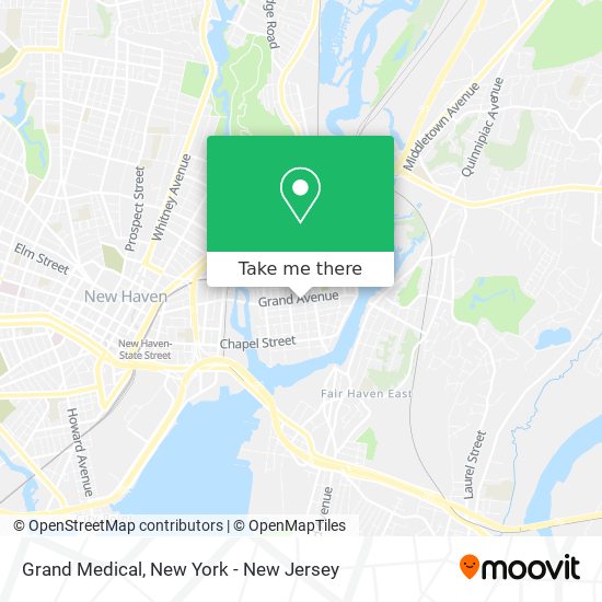 Grand Medical map