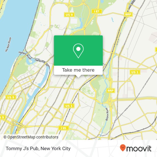 Mapa de Tommy J's Pub