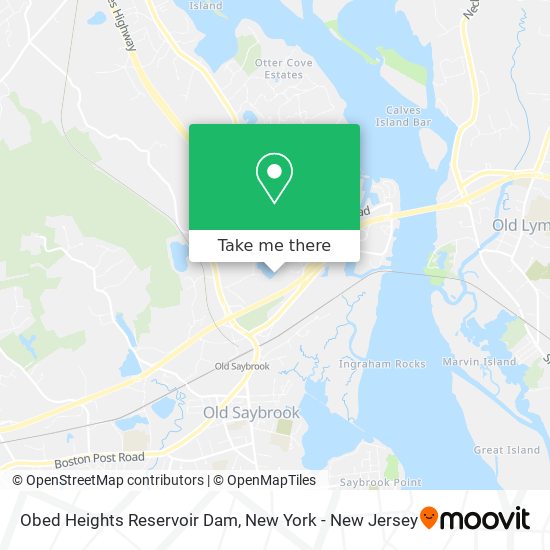 Obed Heights Reservoir Dam map