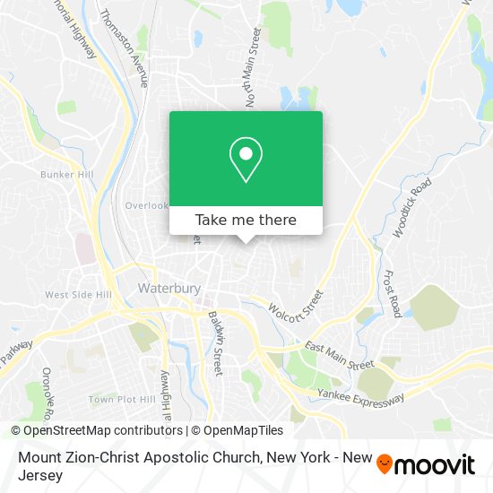 Mount Zion-Christ Apostolic Church map