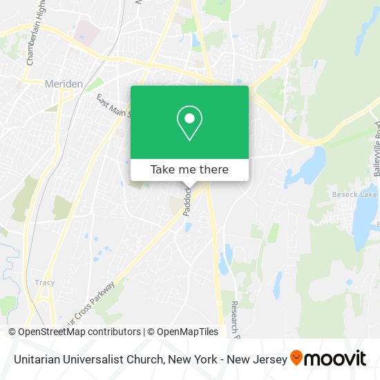 Unitarian Universalist Church map