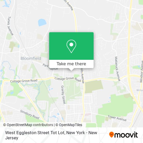 West Eggleston Street Tot Lot map