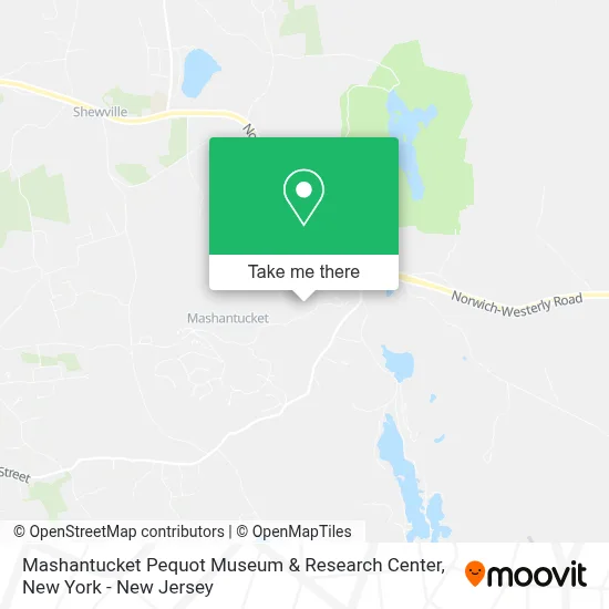 Mashantucket Pequot Museum & Research Center map