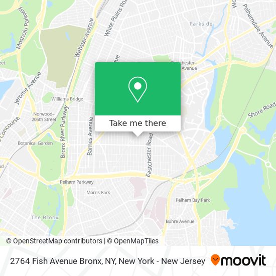 2764 Fish Avenue Bronx, NY map