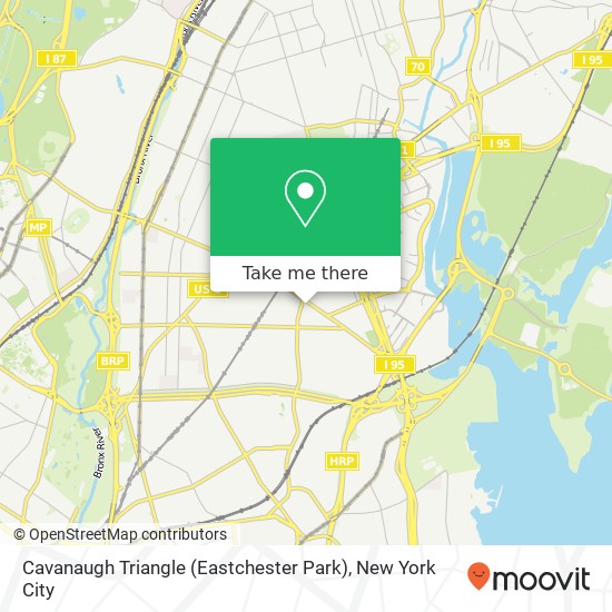 Mapa de Cavanaugh Triangle (Eastchester Park)