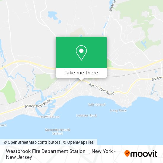 Mapa de Westbrook Fire Department Station 1