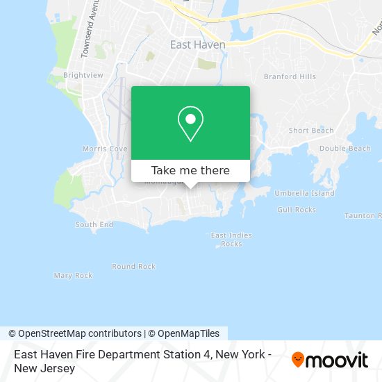 East Haven Fire Department Station 4 map