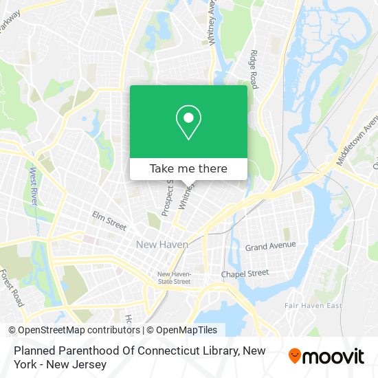 Mapa de Planned Parenthood Of Connecticut Library