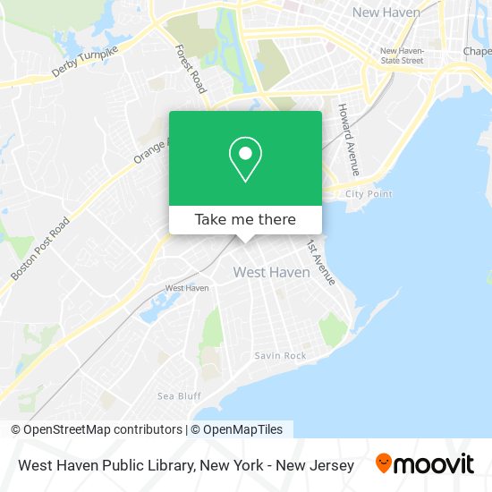 West Haven Public Library map