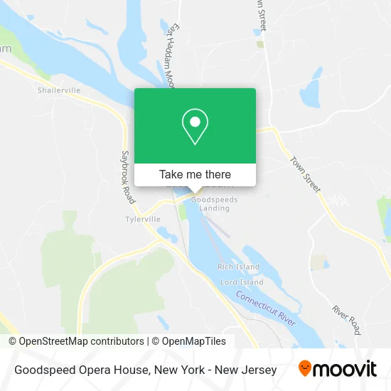 Goodspeed Opera House map