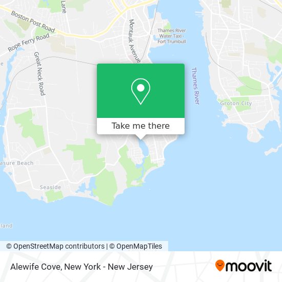 Alewife Cove map