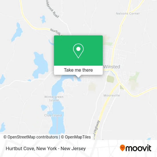 Hurtbut Cove map