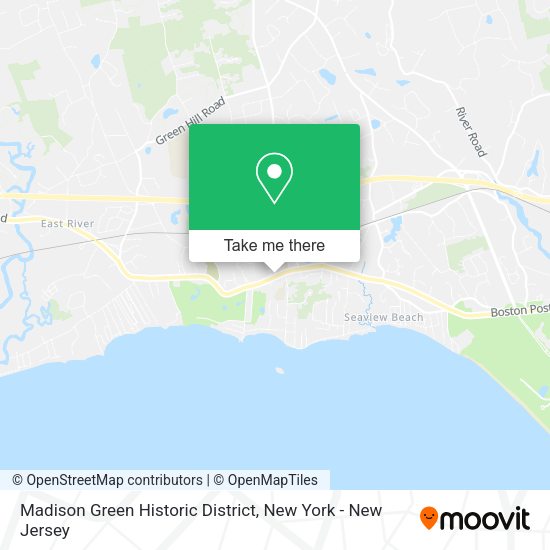 Madison Green Historic District map