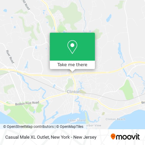 Mapa de Casual Male XL Outlet