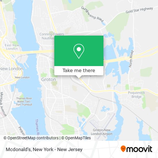 Mcdonald's map