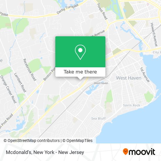 Mcdonald's map