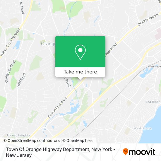 Mapa de Town Of Orange Highway Department