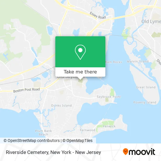 Riverside Cemetery map