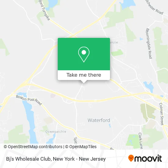 Mapa de Bj's Wholesale Club