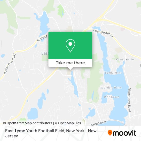 Mapa de East Lyme Youth Football Field
