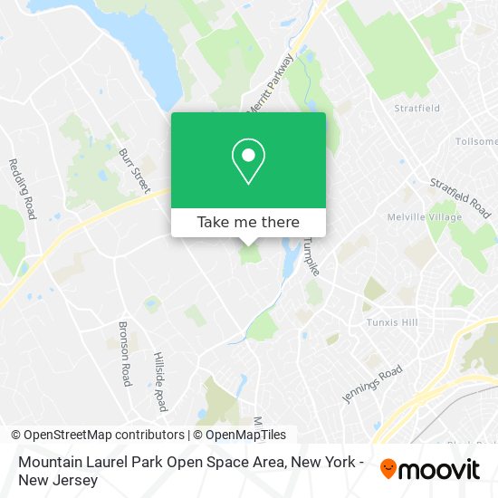 Mapa de Mountain Laurel Park Open Space Area