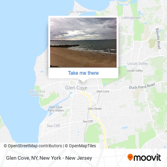Mapa de Glen Cove, NY