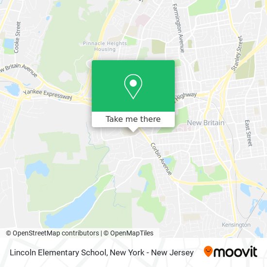 Lincoln Elementary School map