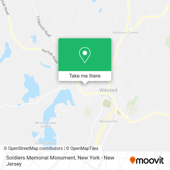 Soldiers Memorial Monument map