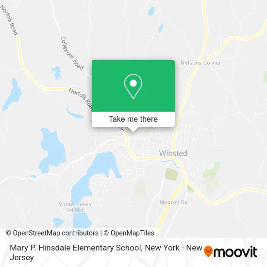 Mary P. Hinsdale Elementary School map