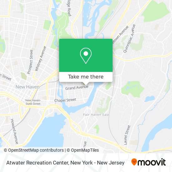 Mapa de Atwater Recreation Center