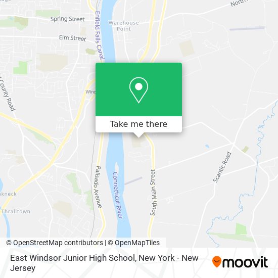 Mapa de East Windsor Junior High School