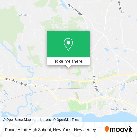 Mapa de Daniel Hand High School