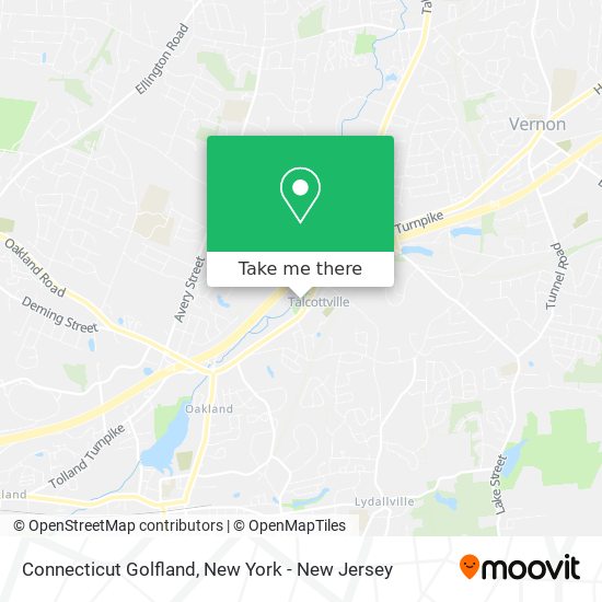 Connecticut Golfland map