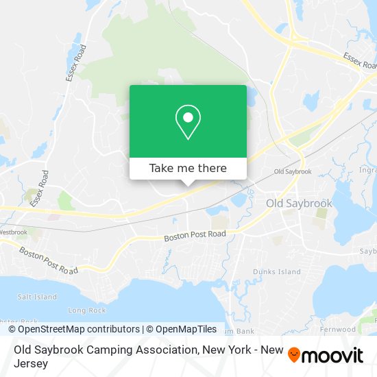 Mapa de Old Saybrook Camping Association