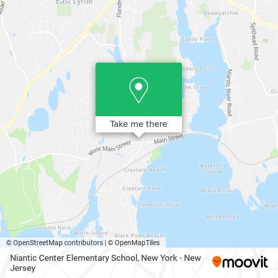 Mapa de Niantic Center Elementary School