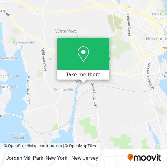 Mapa de Jordan Mill Park