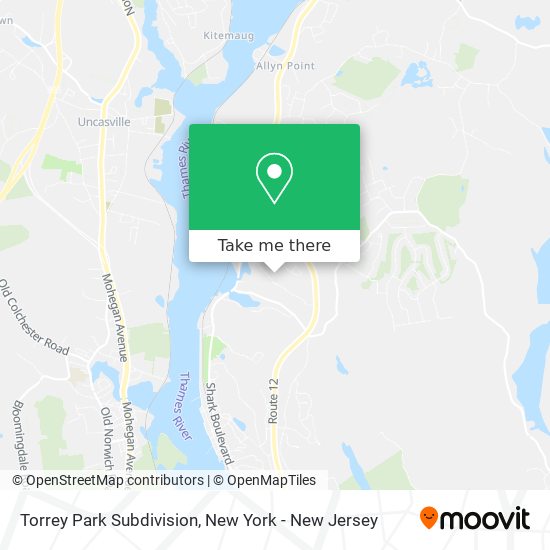 Mapa de Torrey Park Subdivision