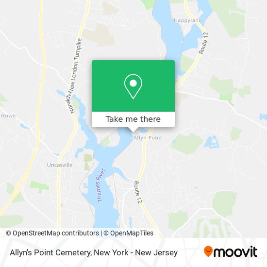 Mapa de Allyn's Point Cemetery
