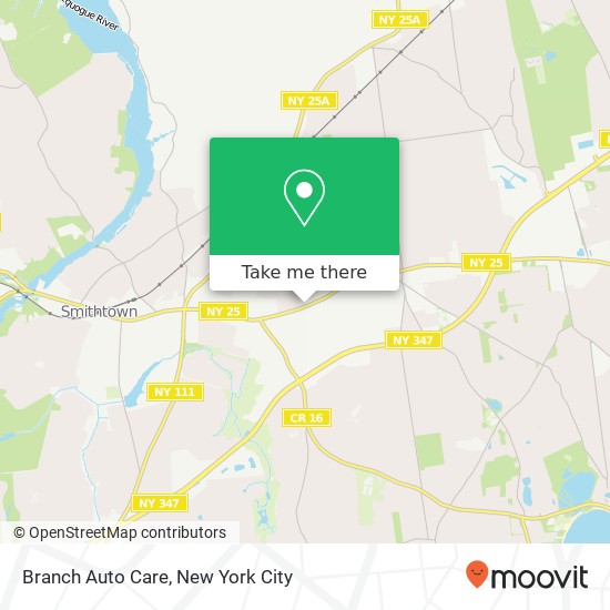 Branch Auto Care map