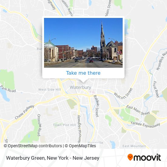 Mapa de Waterbury Green