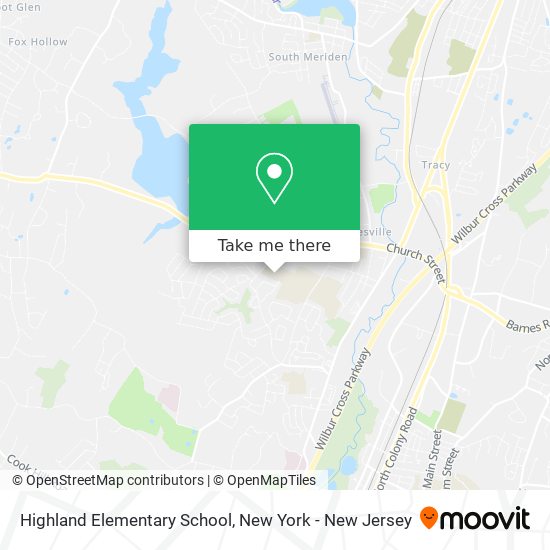 Highland Elementary School map