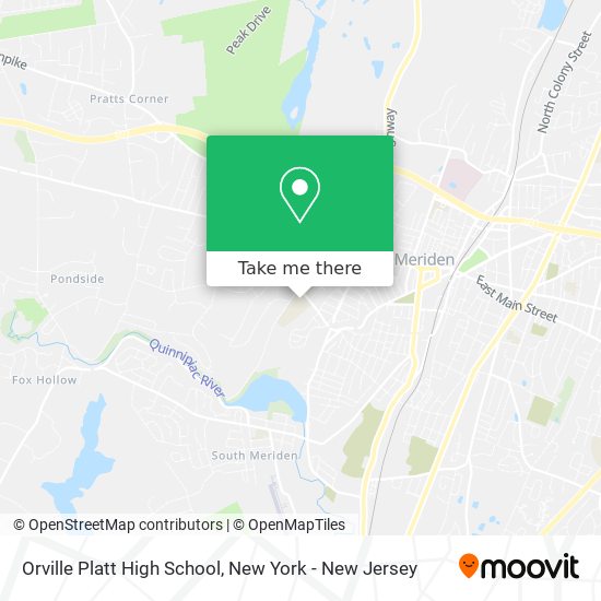 Orville Platt High School map