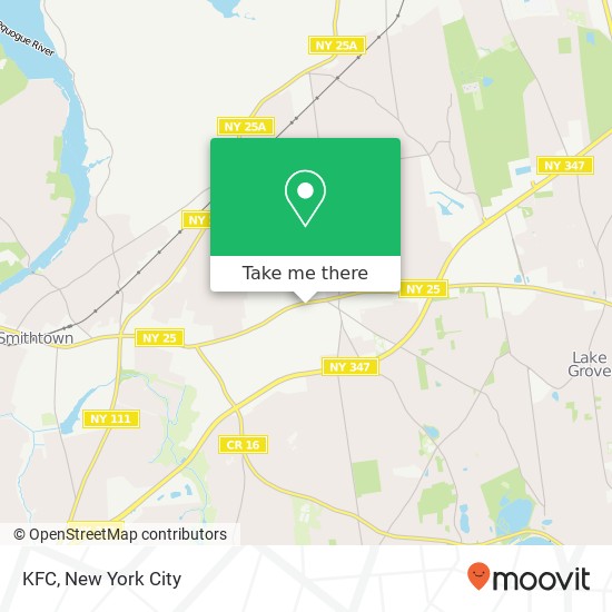 KFC map