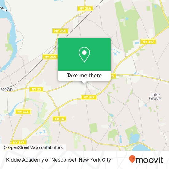 Mapa de Kiddie Academy of Nesconset