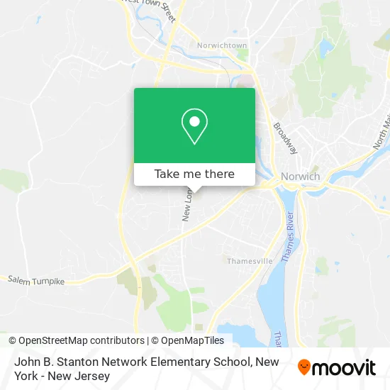 John B. Stanton Network Elementary School map