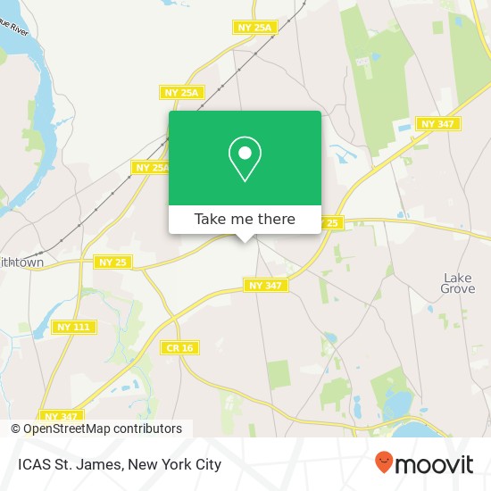 ICAS St. James map