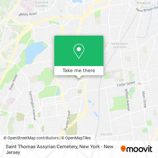 Saint Thomas Assyrian Cemetery map