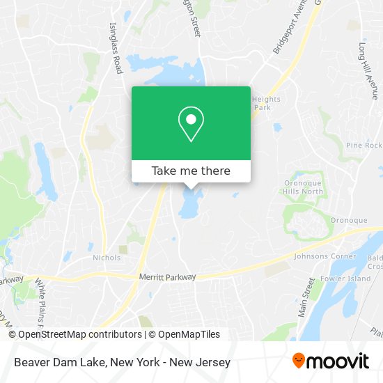 Mapa de Beaver Dam Lake